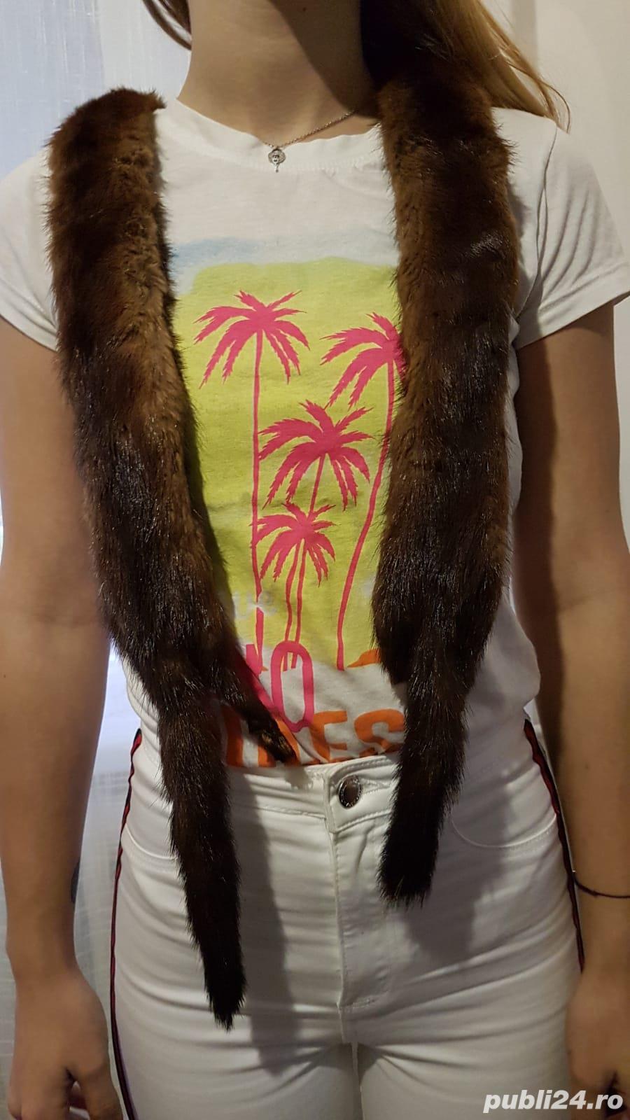 Accesorii blanuri femei, nurci canadiene maro si gulere, caciuli, etc