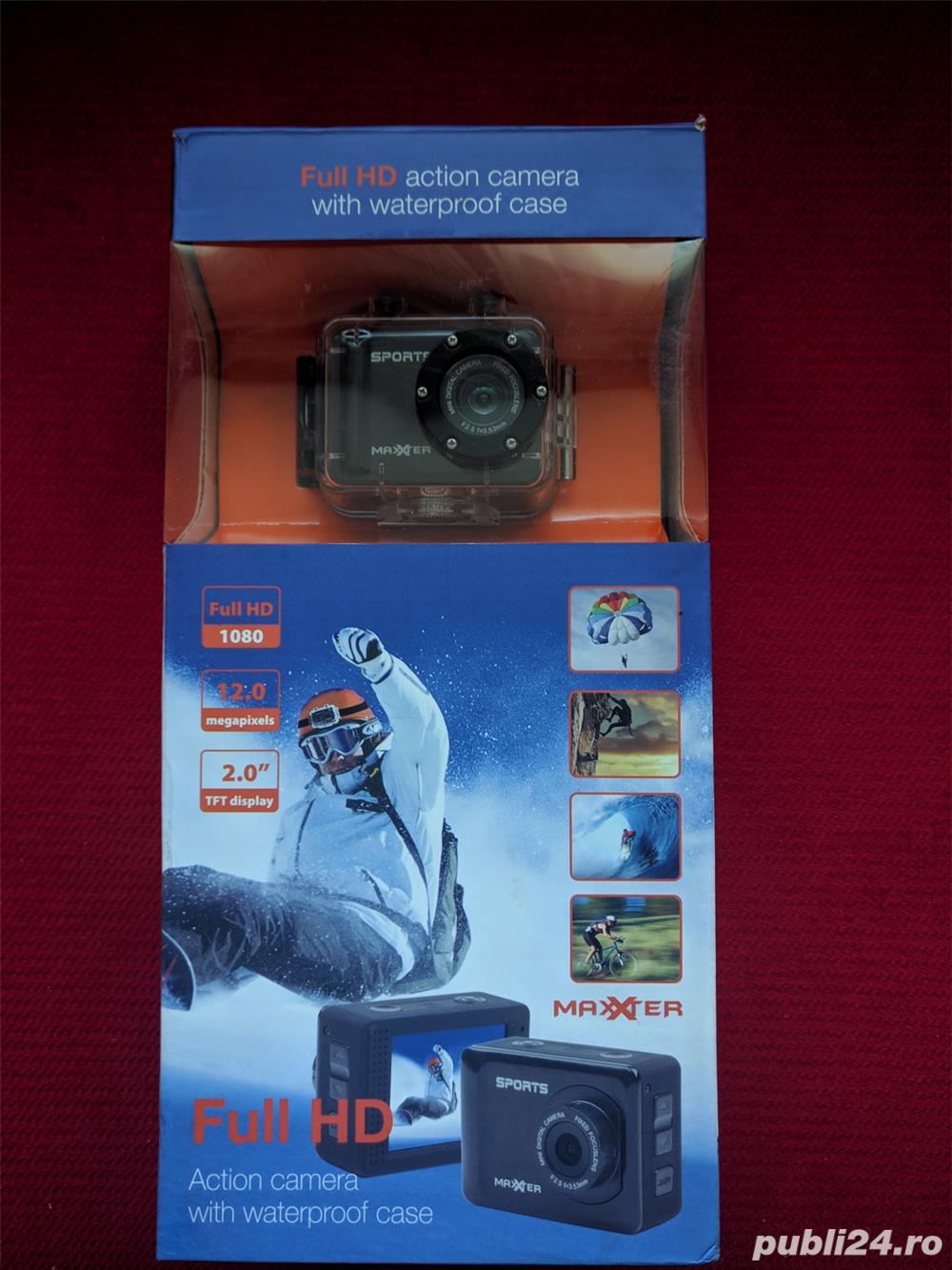  Camera video Sport Action antiacviatica Full HD 1080p 