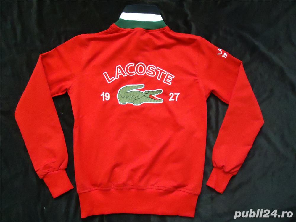 Trening rosu dama costum sport femei emblema supradimensionata 