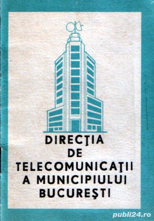 2 broşuri Romtelecom de colecţie