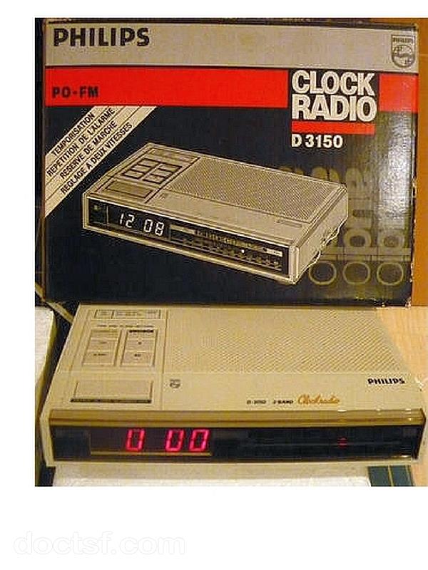 Ceasuri electronice LED cu radio si alarma - Philips Domotec Europhon Tchibo