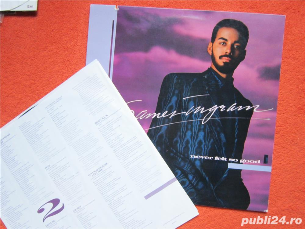 vinil James Ingram ‎- Never Felt So Good (Funk/Soul) made USA 1986