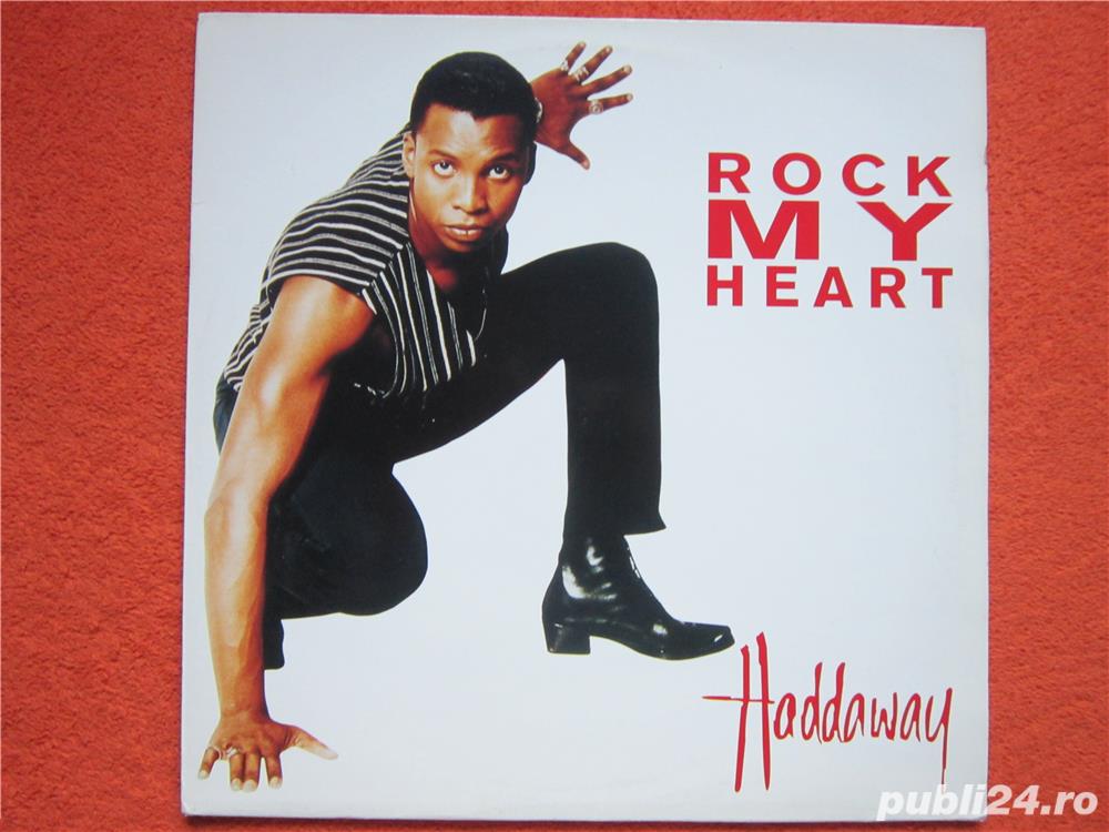 vinil Haddaway ‎-Rock My Heart (Maxi-Single)Electronic,House -Holland