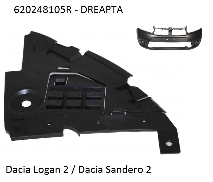 Element inchidere bara fata dreapta Dacia Logan 2 Dacia Sandero 2 NOU 620248105R Element inchidere bara fata dreapta Dacia Logan 2 Dacia Sandero 2 NOU 620248105R