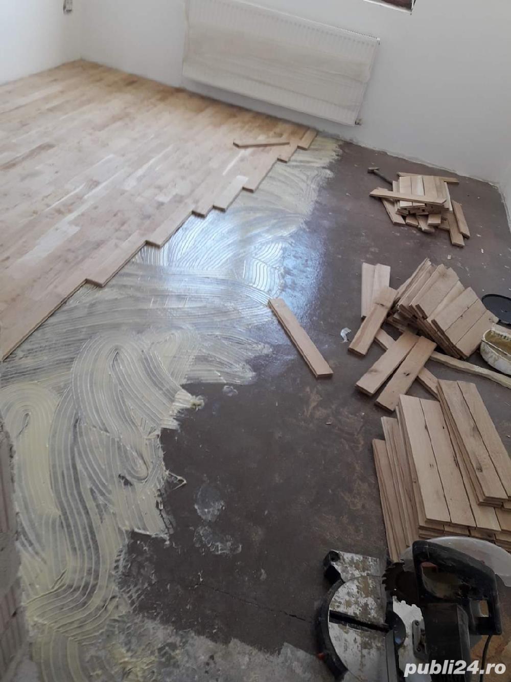 Montaj parchet masiv