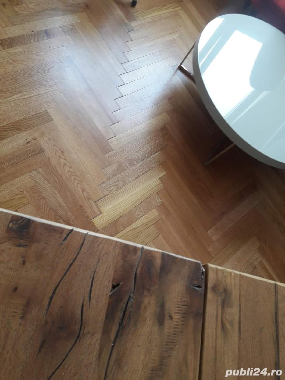 Finisaj raschetare montaj parchet masiv