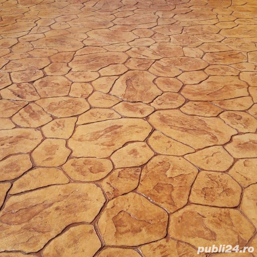 Pavaj din beton amprentat 