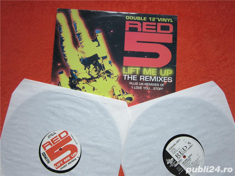 vinil Red 5 -‎ Lift Me Up (Electronic,Trance, Euro House)Germany 1997
