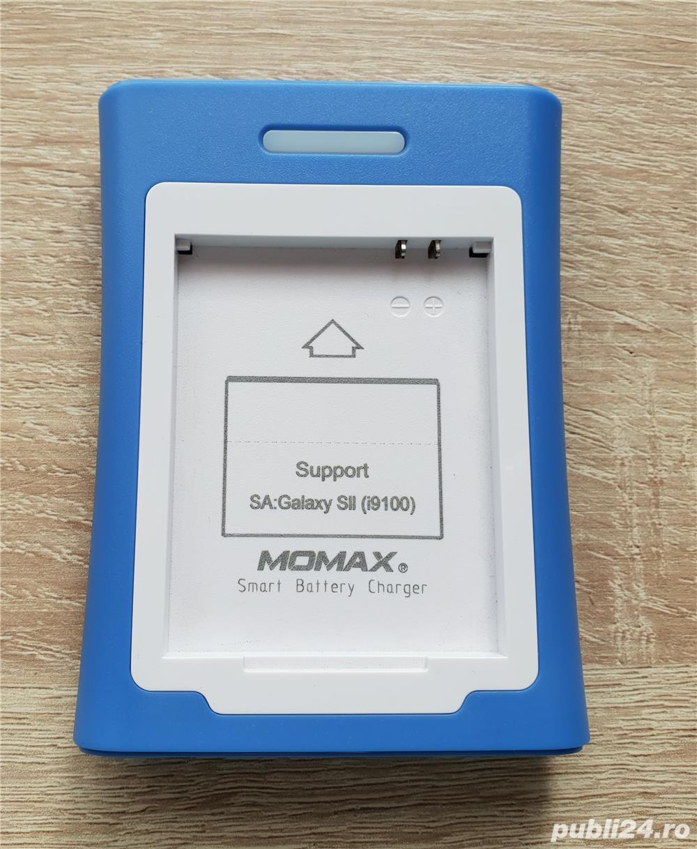 Incarcator acumulatori Galaxy S2 i9100 Smart Battery Charger Momax