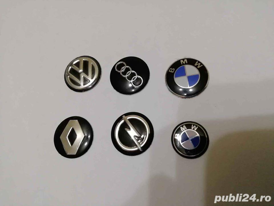 Stickere chei metal Audi/BMW/Volkswagen/Renault/Opel 3M diametrul 14 mm și 11 mm
