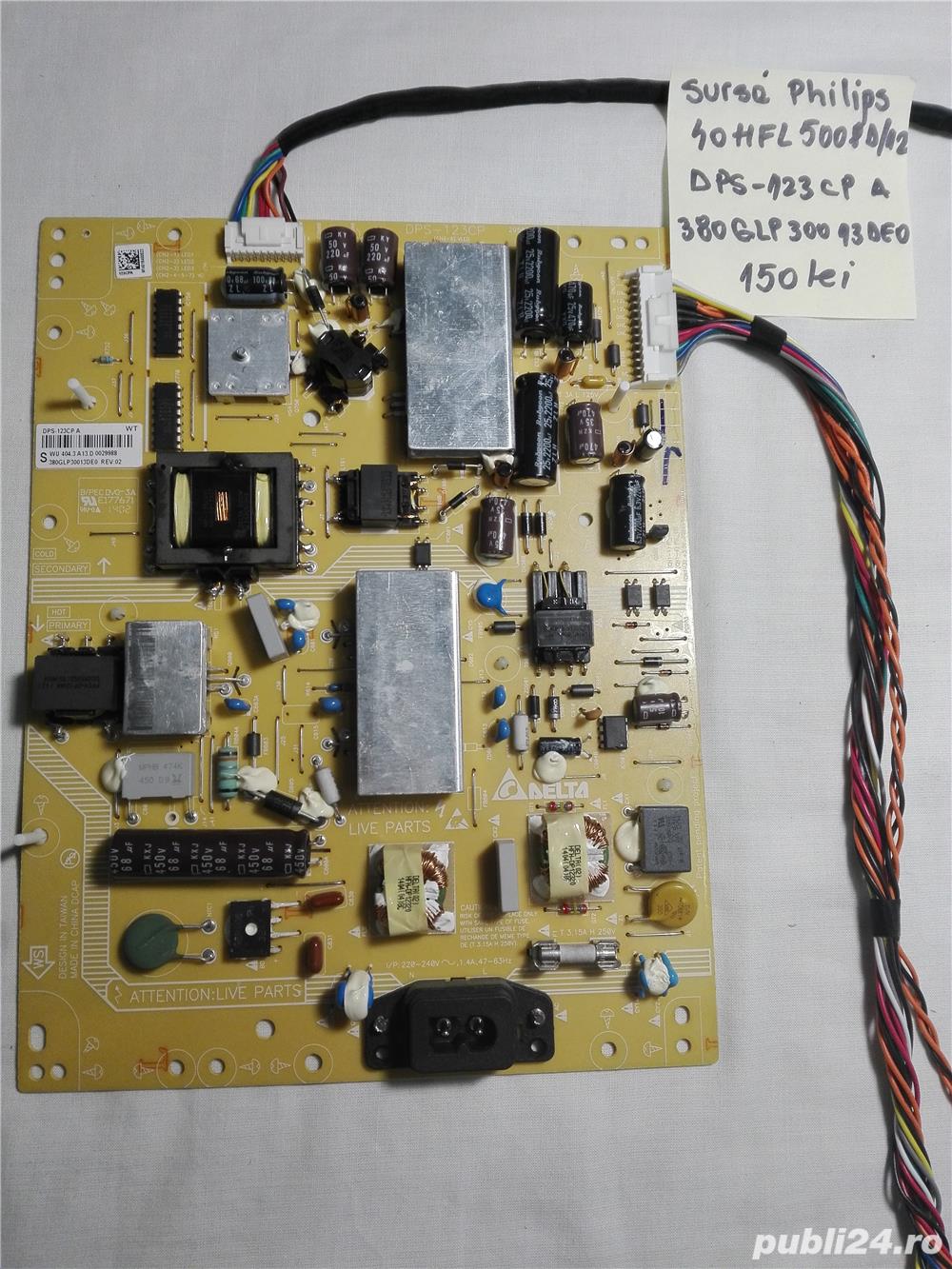 DPS-123CP-A Sursa Philips 40HFL5008D/12 DPS-123CP-A Sursa Philips 40HFL5008D/12