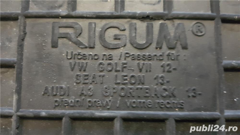 Covorase cauciuc originale VW Golf VII