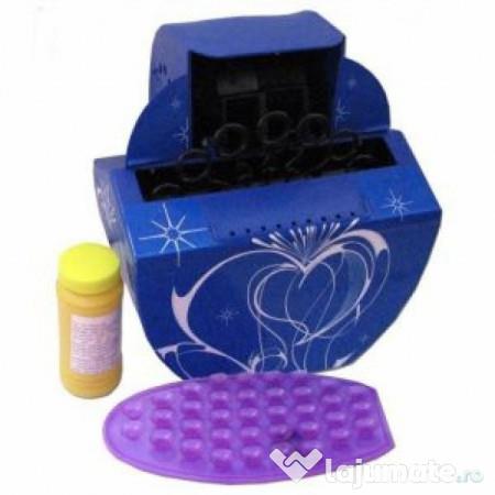 Masina baloane sapun functioneaza la priza 220V sau auto12V cu lichid de proba 