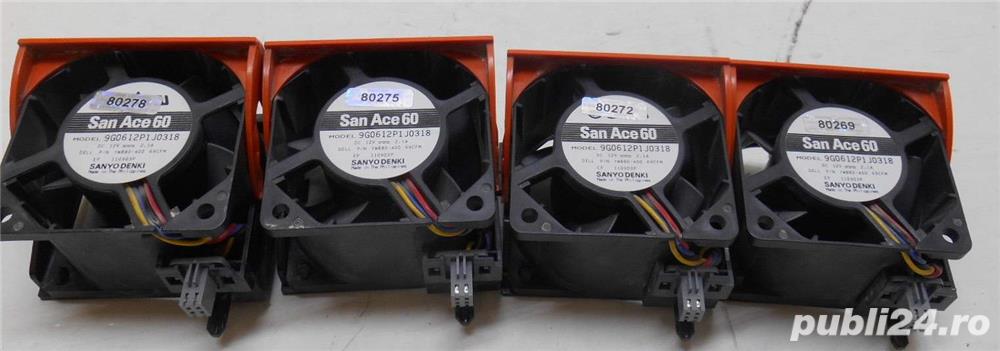 Set 4 Turbine Server DELL (Power plug & Run) 12.000 rpm San Ace 60 9G0612P1 J0318