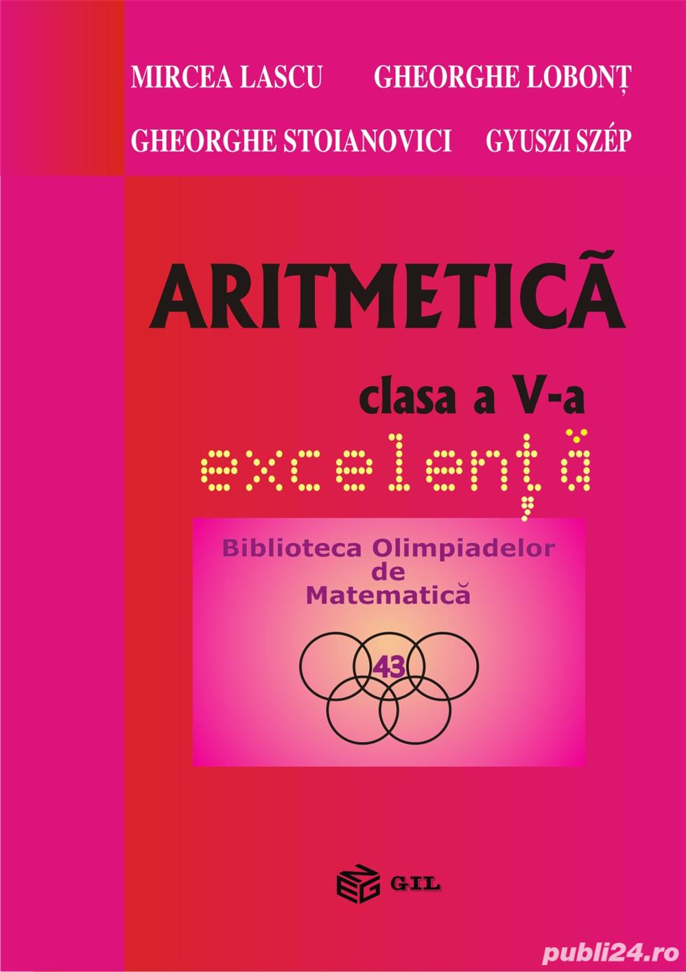 Aritmetica , clasa a V-a, excelenta