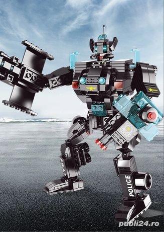 Politie ROBOT 501 piese creator avion city auto tip lego armata razboi Politie ROBOT 501 piese creator avion city auto tip lego armata razboi