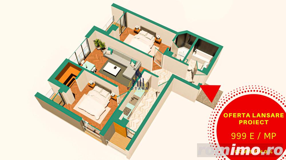 Copou - Apartament 3 camere / Cel mai nou proiect / piscina, spa / lux Copou - Apartament 3 camere / Cel mai nou proiect / piscina, spa / lux
