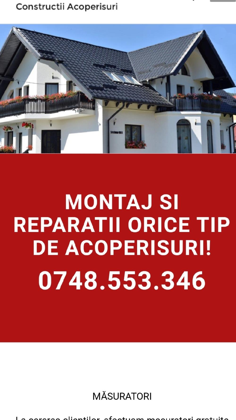 Reparații acoperisuri Reparații acoperisuri
