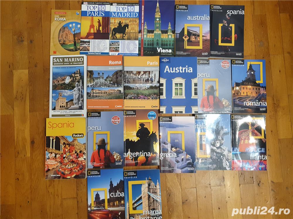 Ghid turistic  Roma , Viena , Peru , Argentina  , Spania , Cuba , Paris , Madrid , etc