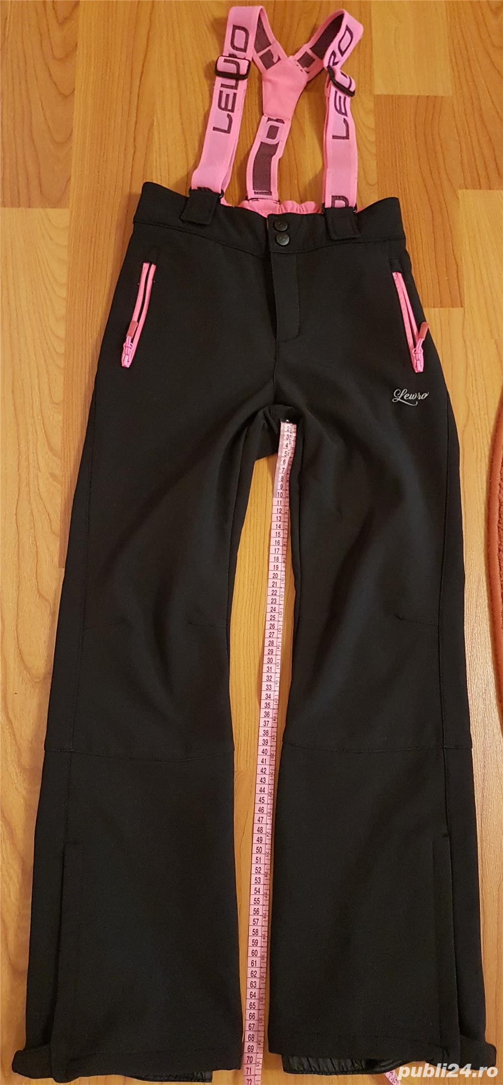 Pantaloni ski copii LEWRO NUKA, marime 152-158, 8000 mm Pantaloni ski copii LEWRO NUKA, marime 152-158, 8000 mm