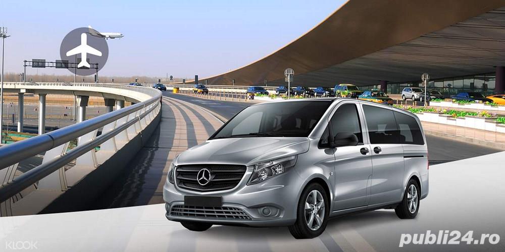 Transport Aeroport Otopeni - Sfantu Gheorghe minivan confort la doar 130 Lei 