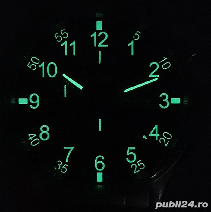    www autenticshop ro - Ceas German Astroavia Pilot Aviatie Bratara Piele Mecanism Seiko VD57 WR30m