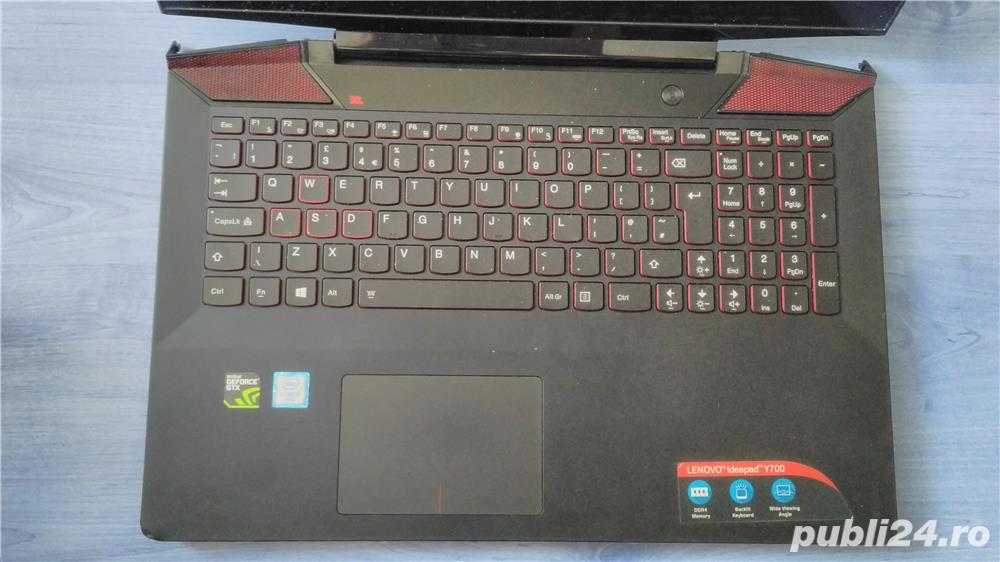 Dezmembrez Lenovo Y700 15" - baterie, tastatura, display, heatsink, memorii