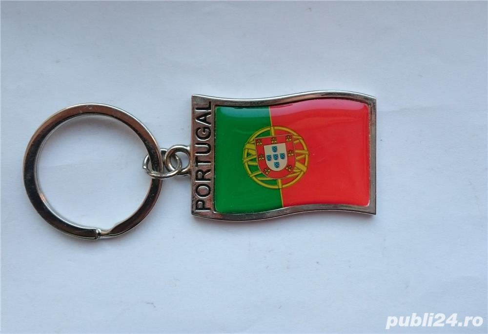 Breloc suvenir de colectie drapel steag Portugalia