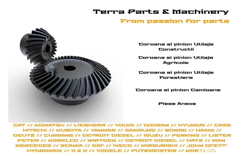 Coroana si Pinion Transmisii Utilaje Constructii // Utilaje Agricole // Utilaje Forestiere