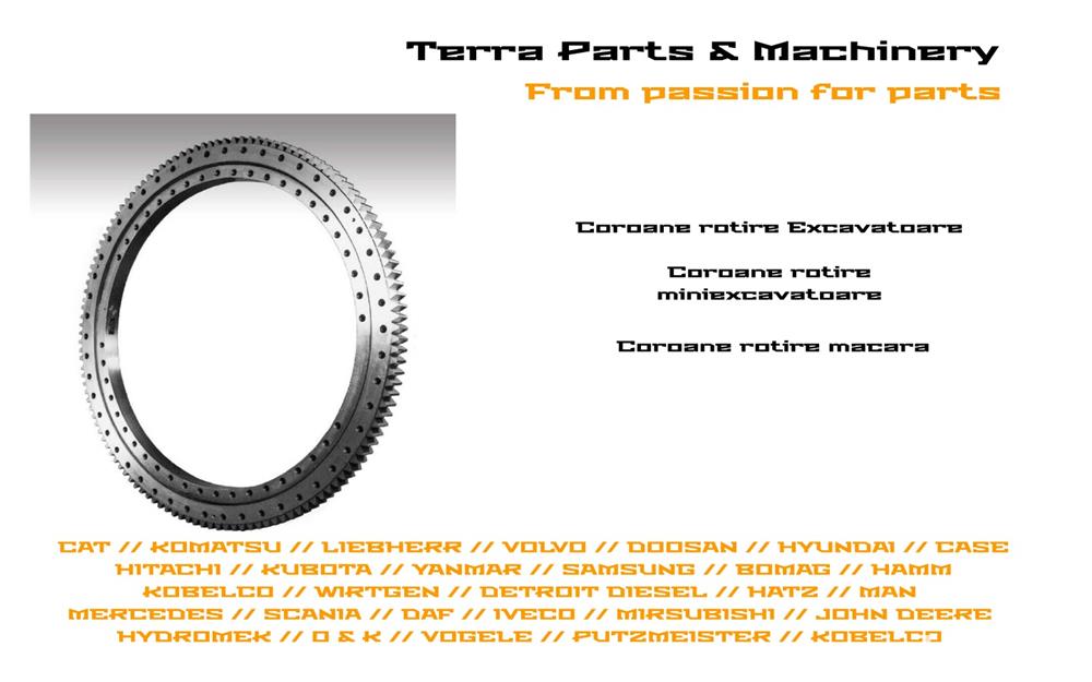Coroana rotire pentru Utilaje Constructii // Excavatoare // Miniexcavatoare