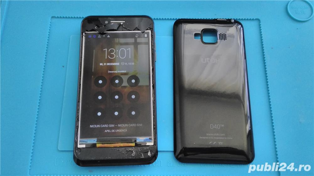 Dezmembrez Utok D40 - Placa de baza, baterie, carcasa, display