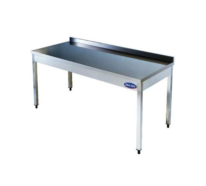  Masa de lucru inox andorsata 1300*600*850