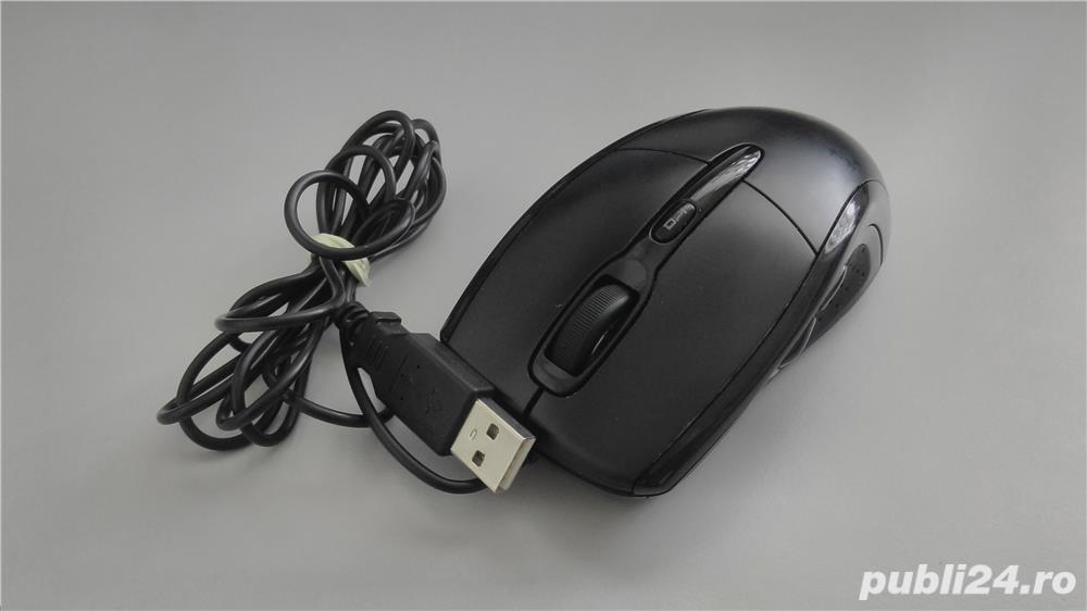 Mouse Laser GIGABYTE M6580X - 1600DPI, Wired, USB, 6 butoane, negru