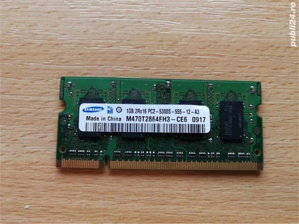 Vand 1GB, DDR2, 667 Mhz, "Samsung", pentru leptop.