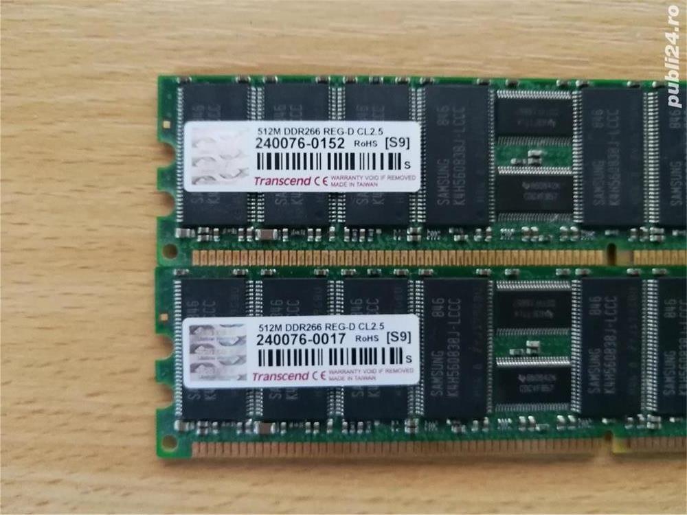 Vand memorii DDR1 (DDR400) si (DDR266), de 512 MB si 1 GB, diferite firme