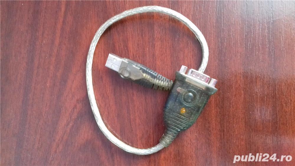 Cablu USB la Serial RS232 0.3m, ATEN UC-232A 