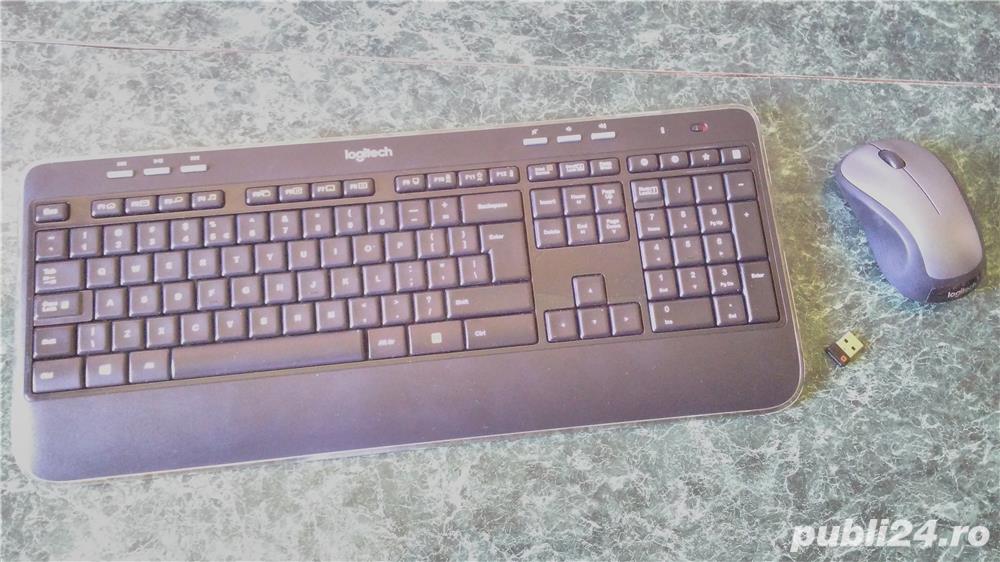 Kit Wireless 2.4GHz Tastatura Logitech MK520 + mouse M310 optic USB