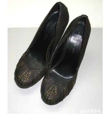 Vand pantofi de dama Never 2 Hot, maro, marimea 39, noi 