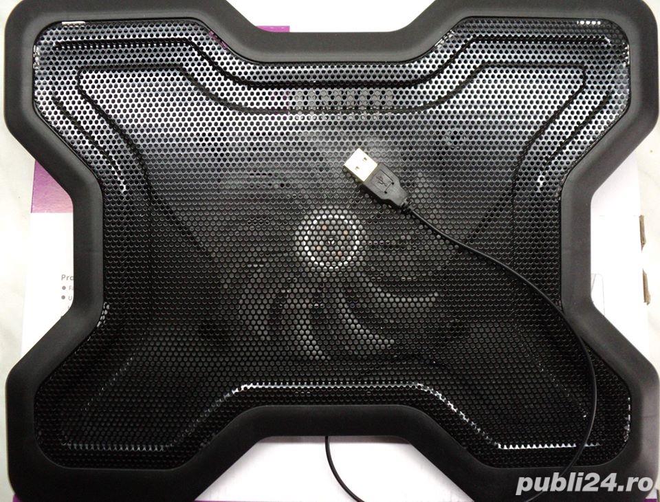 Cooler Laptop 15-17 Inch NOU Laptop Cooler, 15-17", Black Slim