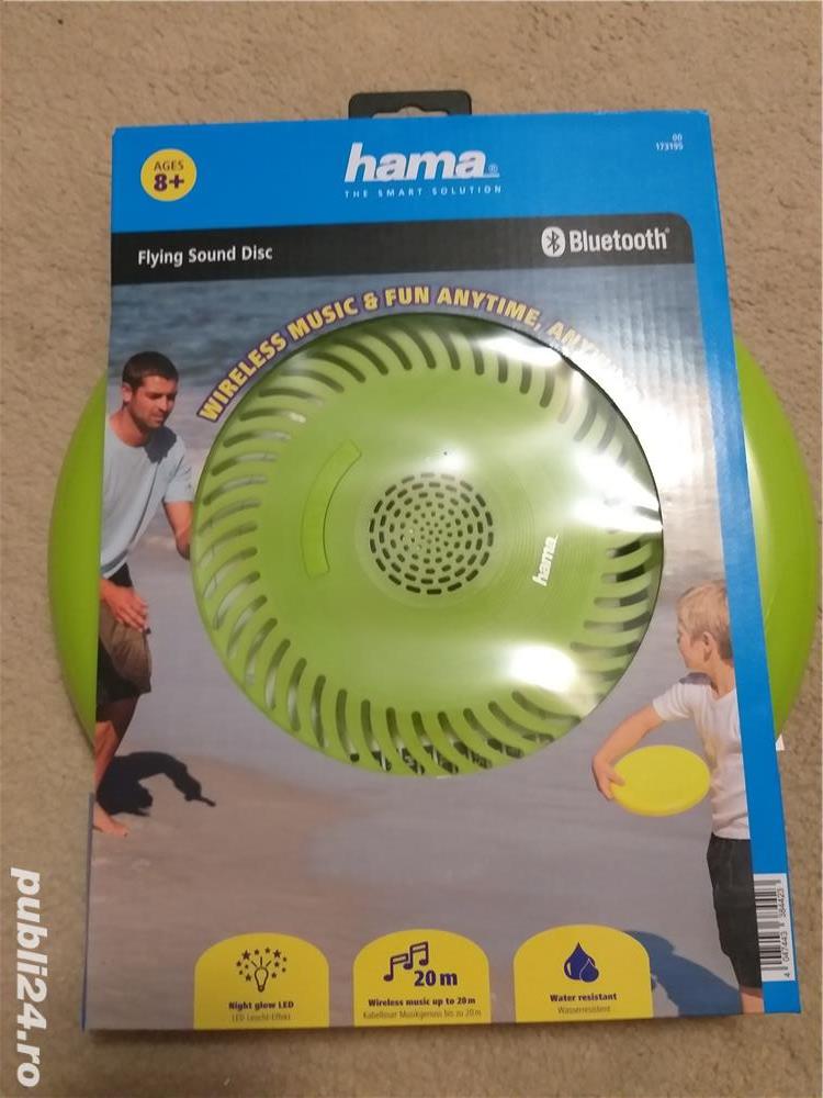 Boxa Hama Flying Sound Disc bluetooth, Verde