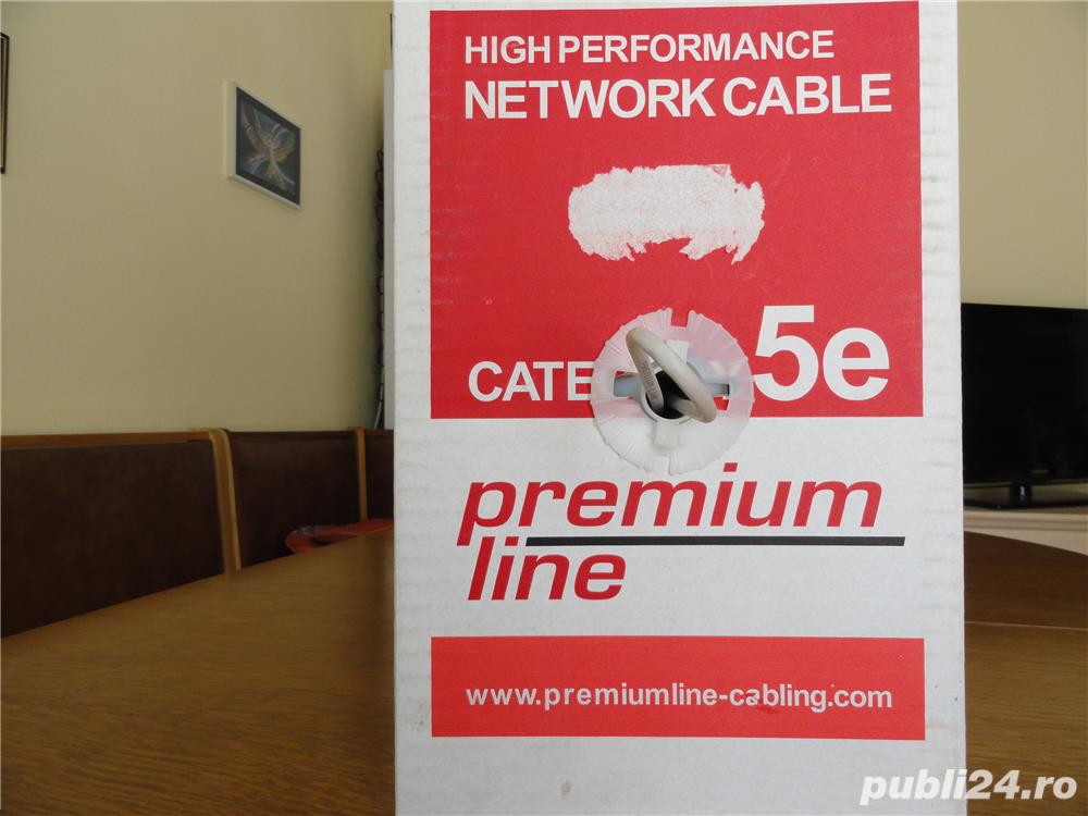 CABLU UTP FTP - category 5e - semnal alarma , ecranat , la metru