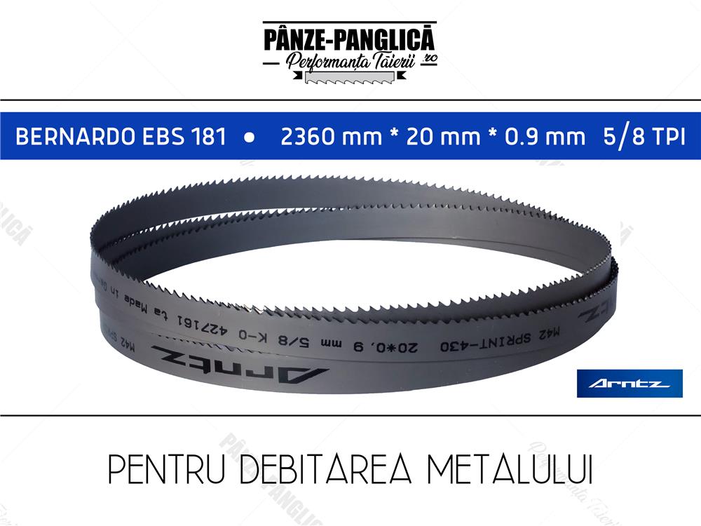 Panza fierastrau panglica BiMetal SPRINT 2360x20x5/8 BERNARDO EBS 181.