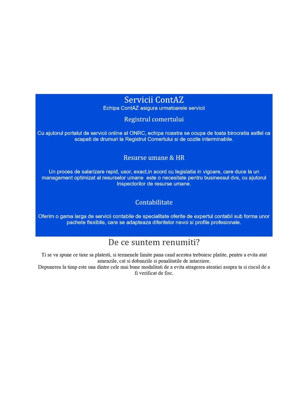 Contaz.ro, contabilul tau de incredere! 