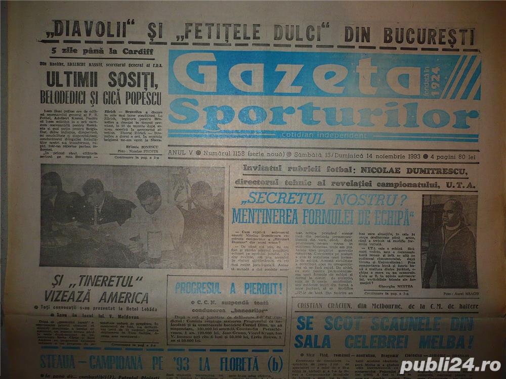 Ziare de sport romanesti digitizate
