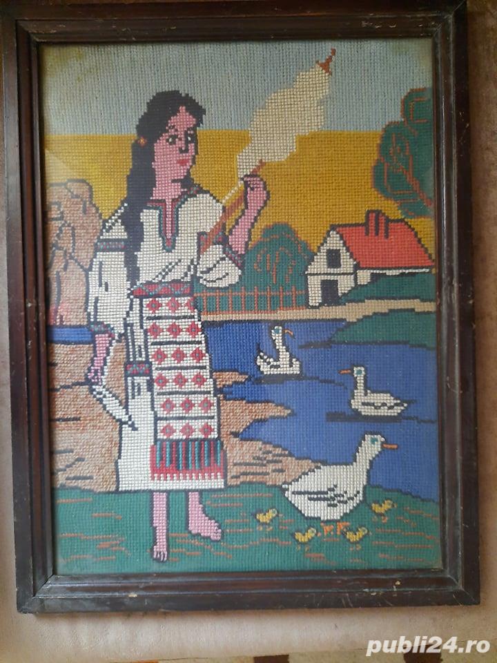 goblen vechi "Tarancuta torcand"