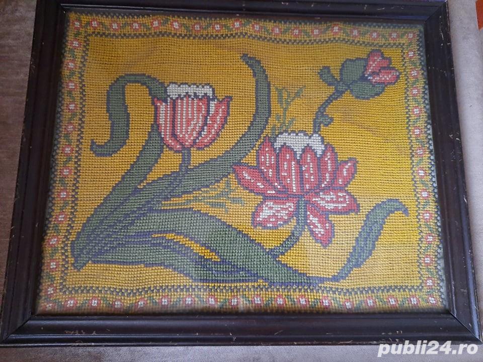 goblen vechi "flori"