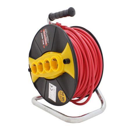 Prelungitor cu tambur BulMax, 50 m, 3 x 2.5 mm
