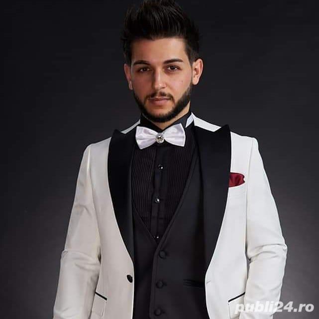 Costume albe pentru mire/ginere, moda 2020 Costume albe pentru mire/ginere, moda 2020