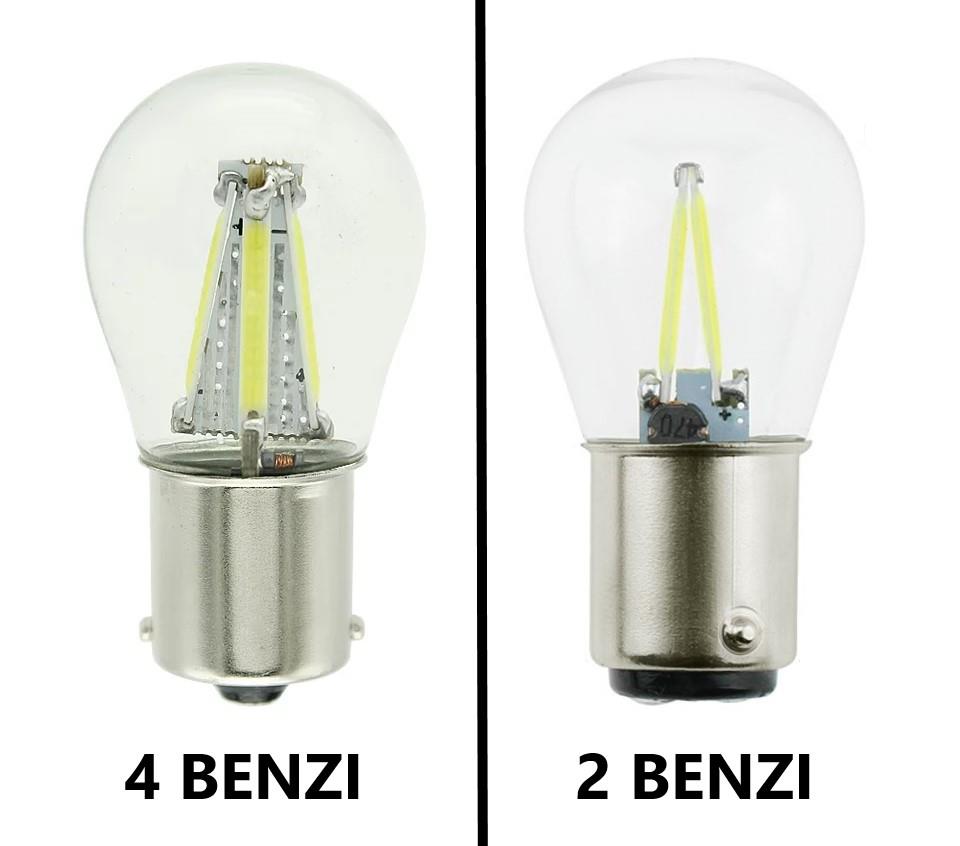 2x LED cu 1 sau 2 faze P21W sau P21/5W, cu 2 sau 4 benzi LED, alb rece