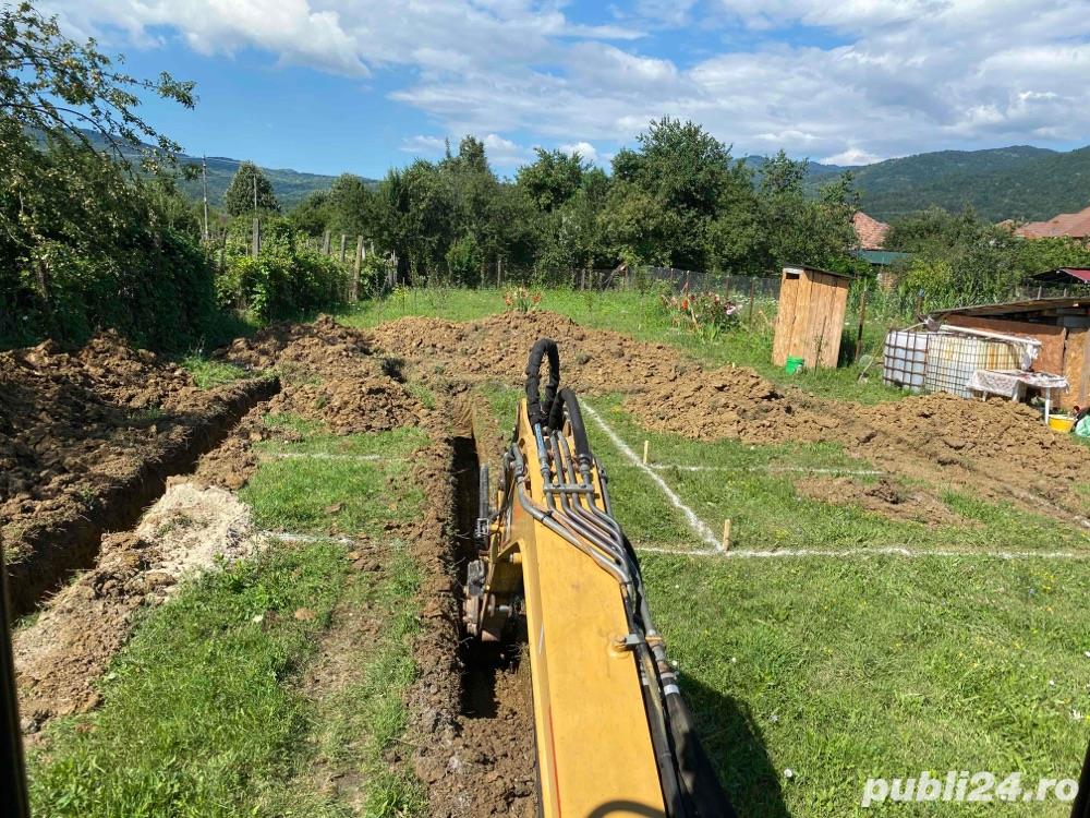 excavari fundati temeli case gard terasamente 